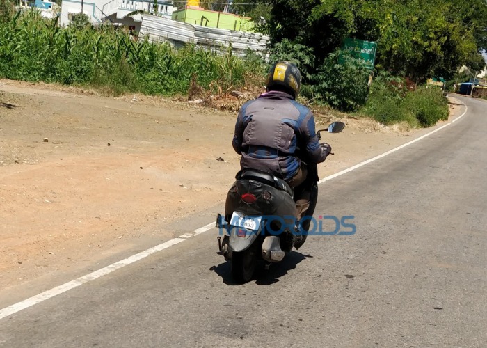 Tvs Wego 2019 Spied Right Rear Quarter
