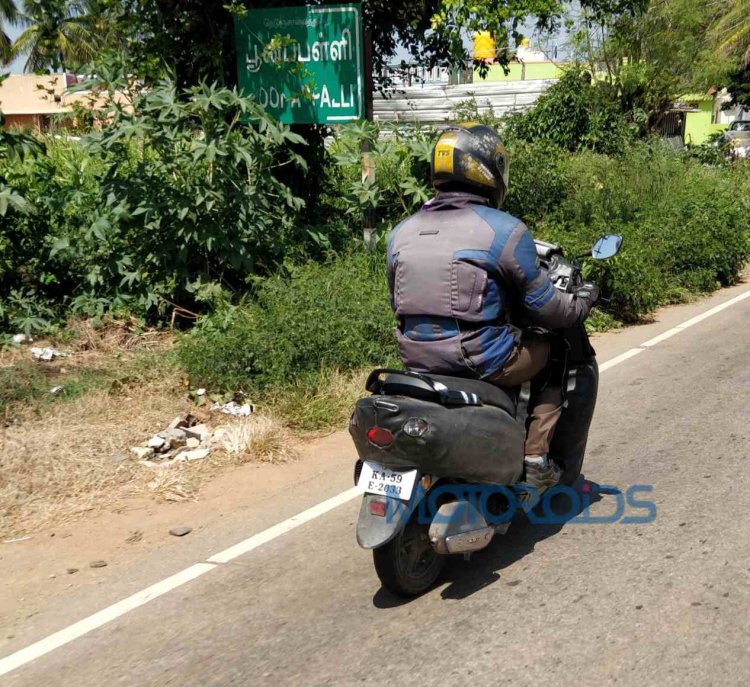 Tvs Wego 2019 Spied Right Rear Quarter Closer