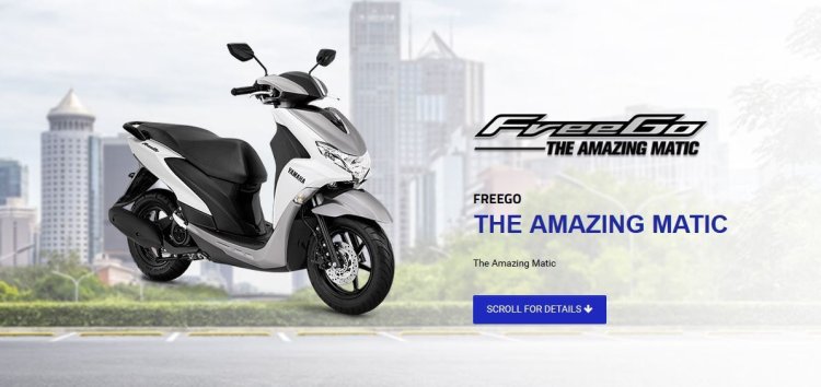  Yamaha  FreeGo  125 cc scooter unveiled at the Indonesia 