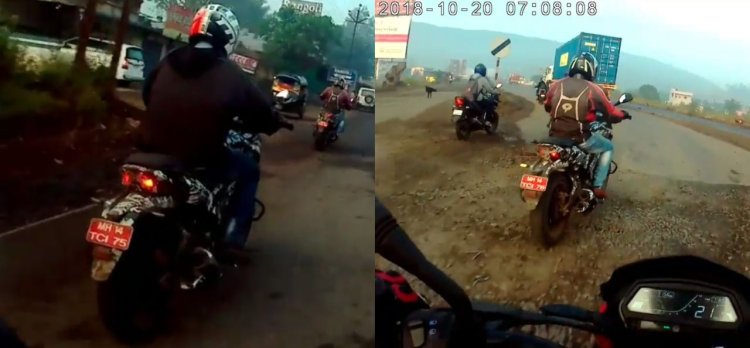 Bajaj Dominar 400 Test Mules Old Mumbai Pune Highway