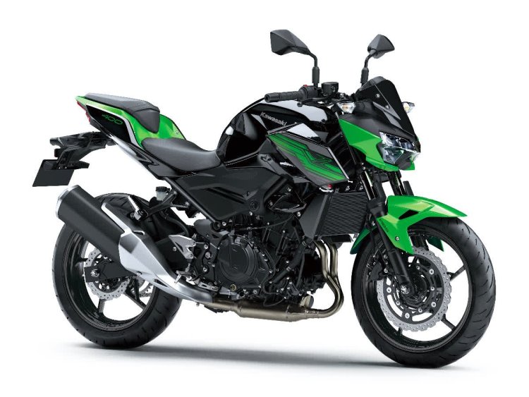 Kawasaki Z400 Side Profile Press Image