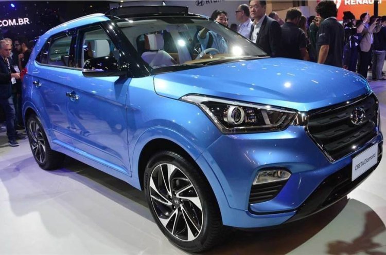 Hyundai Creta Diamond Concept Images Front Three Q