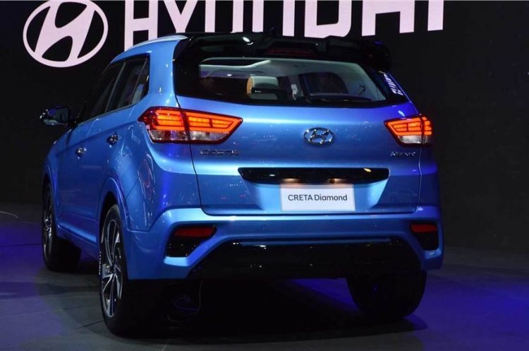 Hyundai Creta Diamond Concept Images Rear Three Qu