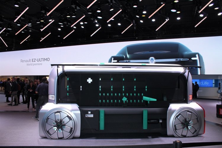Renault Ez Pro Side Angle At 2018 Paris Auto Show