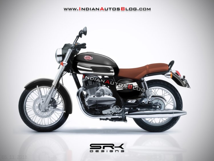 Jawa Perak dual seat render - Exhaust note sound video