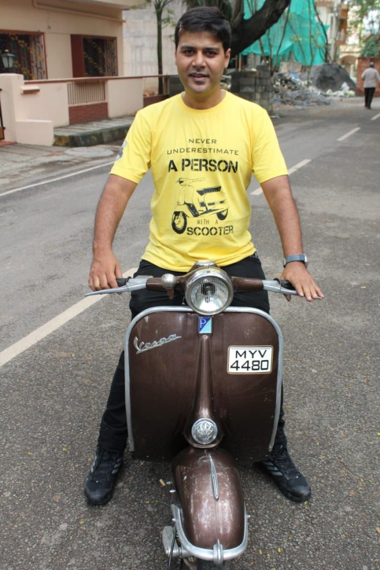 1964 Piaggio Vespa Restored And Owned By Vishal Ag