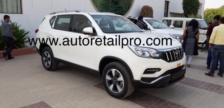 Mahindra Alturas White Colour Front Three Quarters