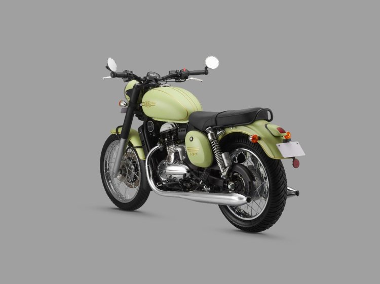 Jawa Forty Two Rear Left Quarter Press Image