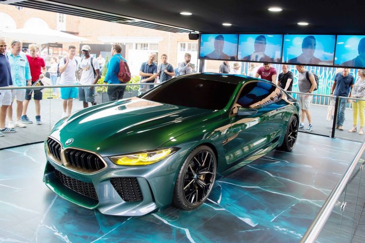 Bmw Concept M8 Gran Coupe Front Three Quarters Liv