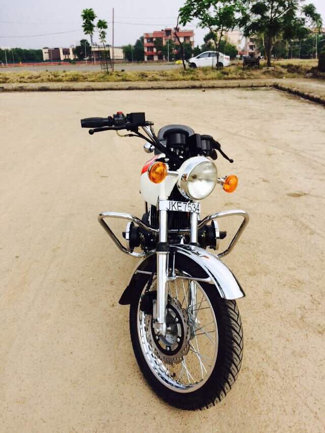 Yamaha Rd350 Restored Bluesmoke Customs Front
