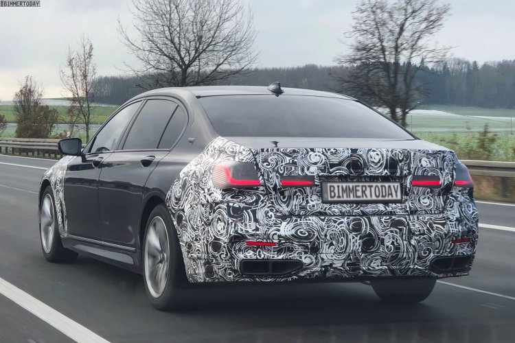 2019 Bmw 7 Series Facelift Rear Three Quarters Lef