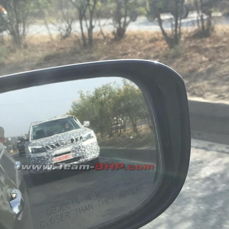 Mahindra S201 Spy Image Front Three Quarters Led H