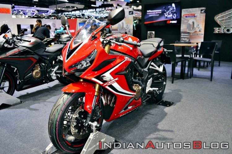 2019 Honda Cbr650r Red Thai Motor Expo Front Left