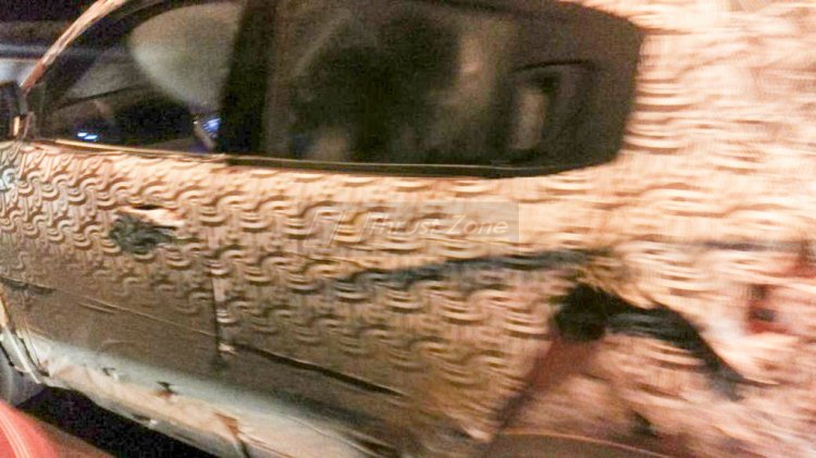 Mahindra E Kuv100 Left Side Spy Shot