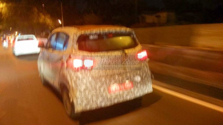 Mahindra E Kuv100 Rear Three Quarters Spy Shot