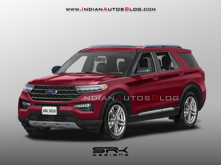 2020 Ford Explorer Rendering