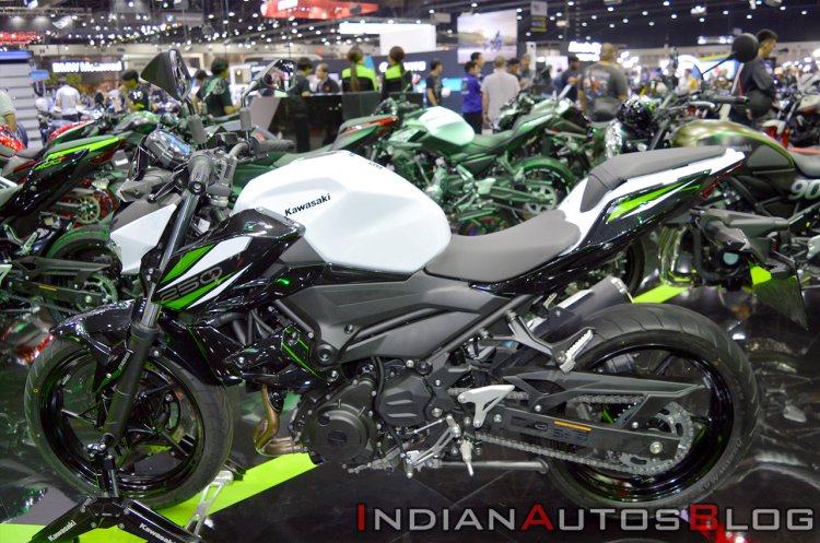 2019 Kawasaki Z250 Left Side Profile At Thai Motor Show 2018