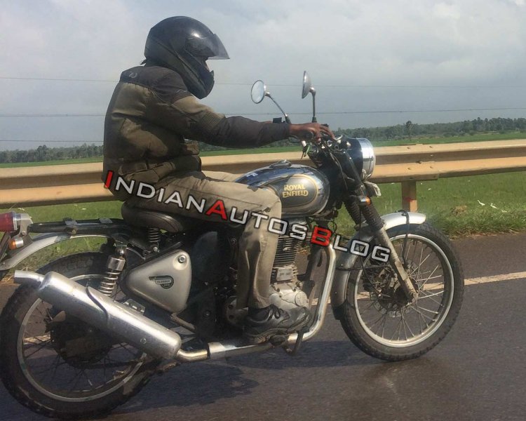 Royal Enfield Classic 500 Scrambler Spied Testing
