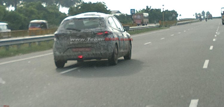 Tata 45x Rear Three Quarters Spy Shot