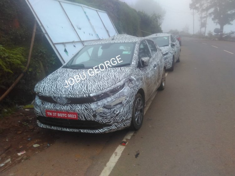 Tata 45x Front Three Quarters Left Side Spy Photo
