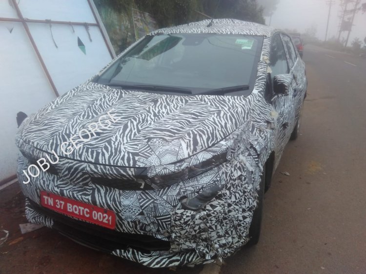 Tata 45x Front Three Quarters Spy Photo