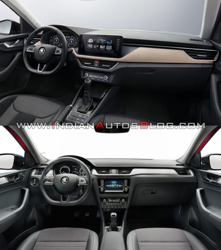 Skoda Scala Vs Skoda Rapid Spaceback Interior