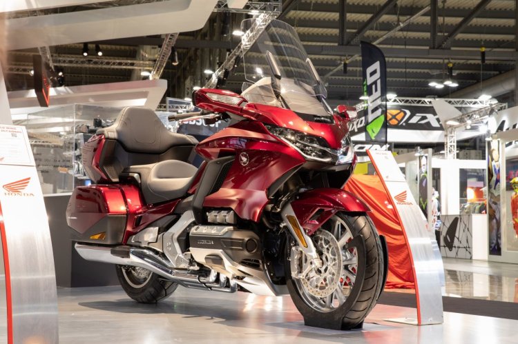 Honda Goldwing At Eicma 2018 Red Right Front Quarter