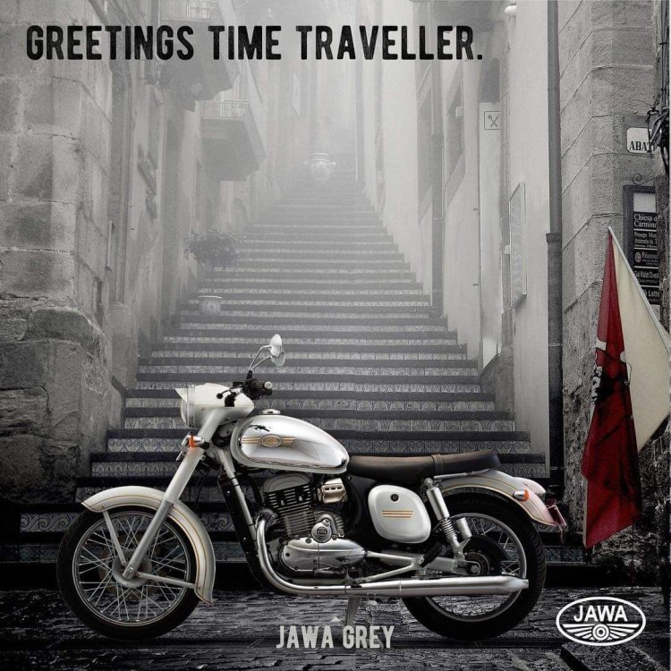 Jawa Classic Jawa Grey Left Side