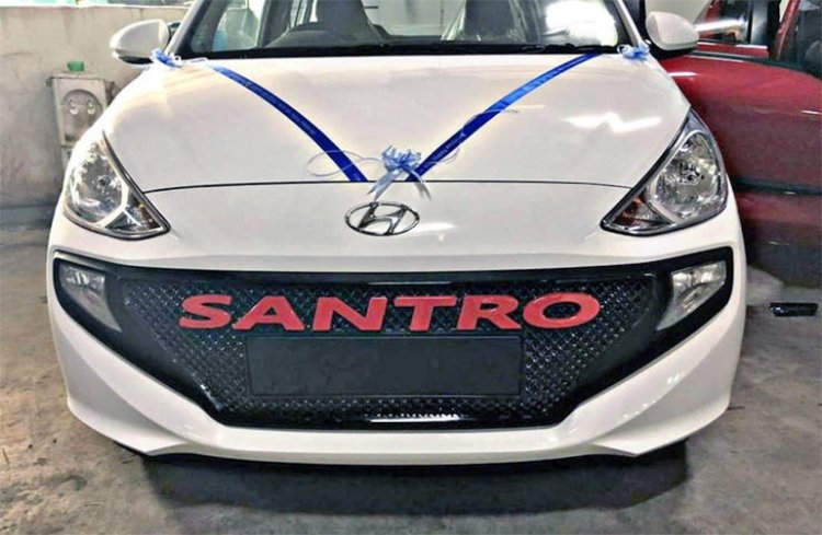 New Hyundai Santro Front End Image Aftermarket Gri