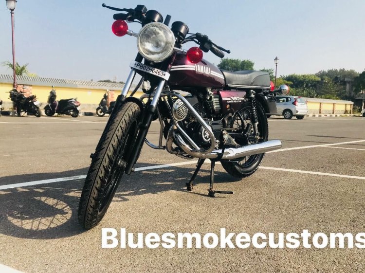 Yamaha Rx100 Restored By Prateek Bluesmokecustoms