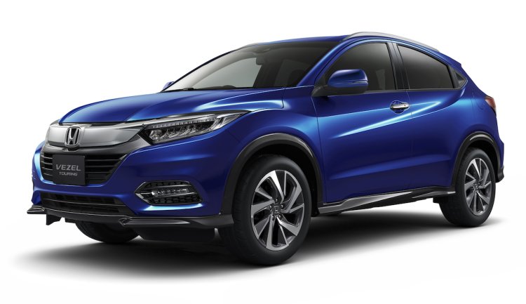 Honda Vezel Touring 1 5 Vtec Turbo Blue Front Thre