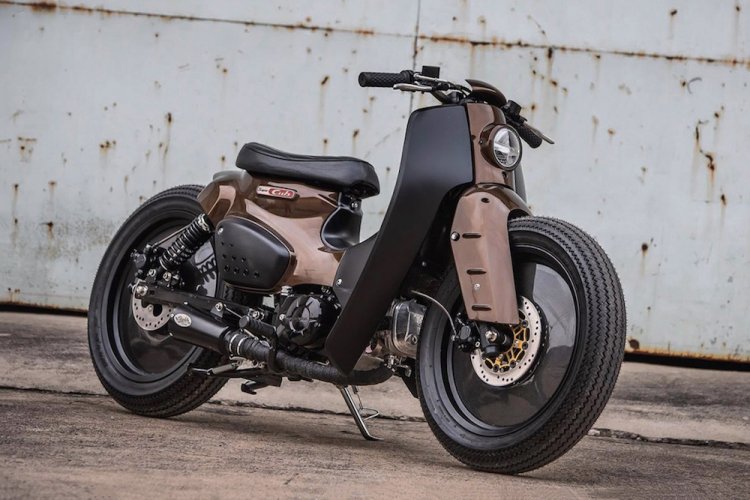 Modified Honda Super Cub 'K-Storm' By K-Speed Custom