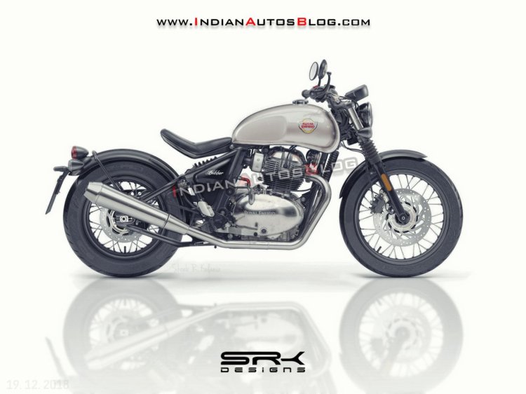 Royal Enfield 650 Bobber Iab Render