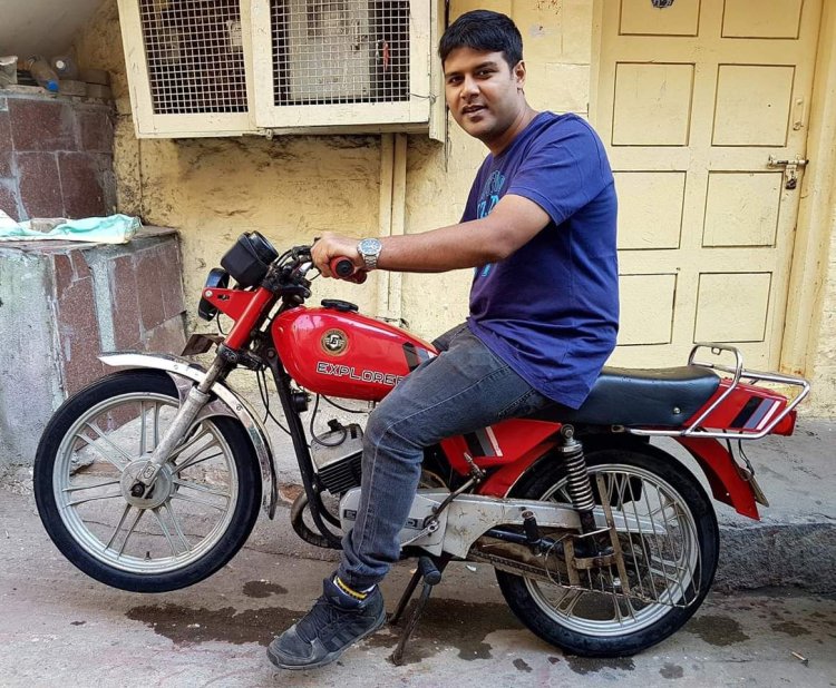 50cc Royal Enfield Explorer By Vishal Agarwal Left