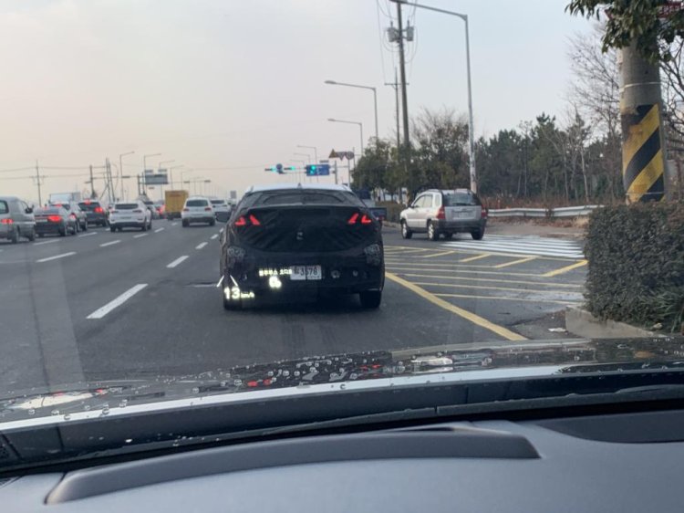 2019 Hyundai Ioniq Facelift Rear Spy Shot