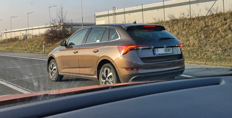 Skoda Scala Rear Three Quarters Live Image