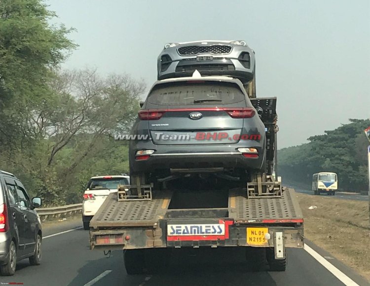 2019 Kia Sportage Facelift Spy Photo