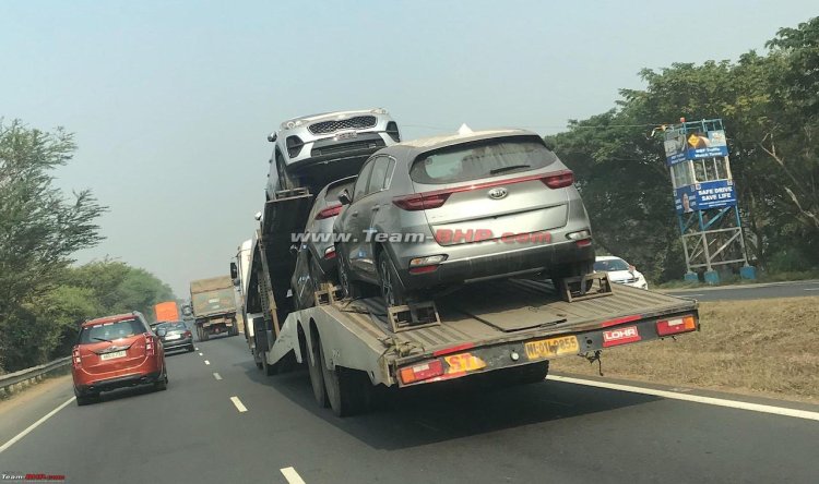 2019 Kia Sportage Facelift Spy Shot India