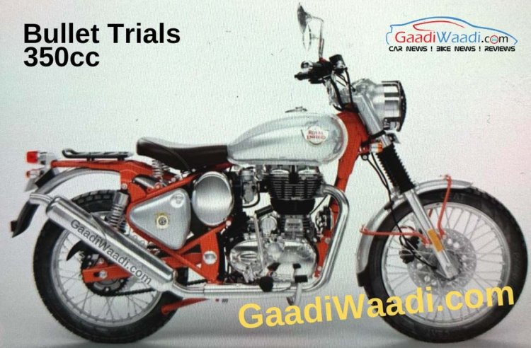 Royal Enfield Bullet Trials 350 Leaked Side Profil