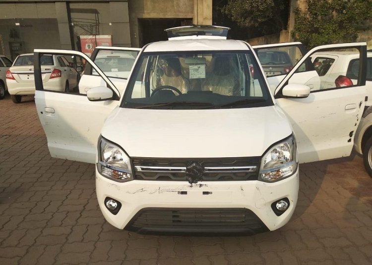 2019 Maruti Wagon R Front Spy Shot