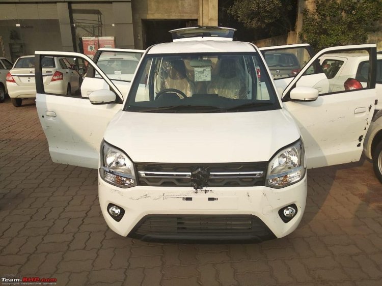 2019 Maruti Wagon R Front Spy Shot