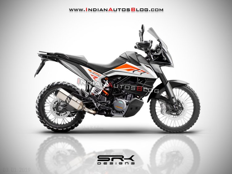 Ktm 390 Adventure R 2019 Iab Render Right Side