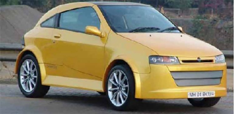 Dc Modified Hyundai Santro Images Front Three Quar