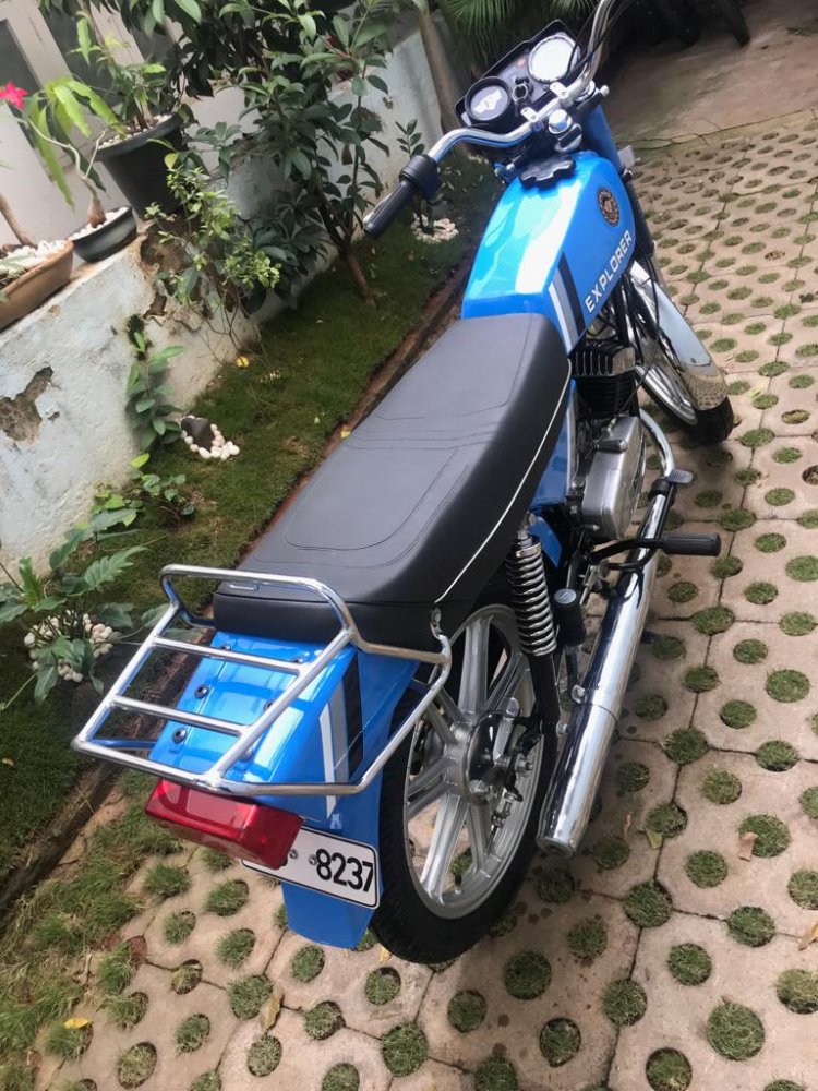 Royal Enfield Explorer By Deena From Mysore Rear R