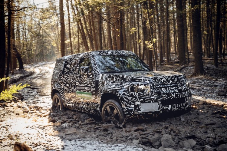 2020 Land Rover Defender Prototype Front Three Qua