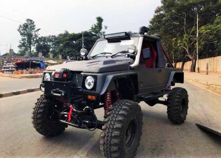 open maruti gypsy modified