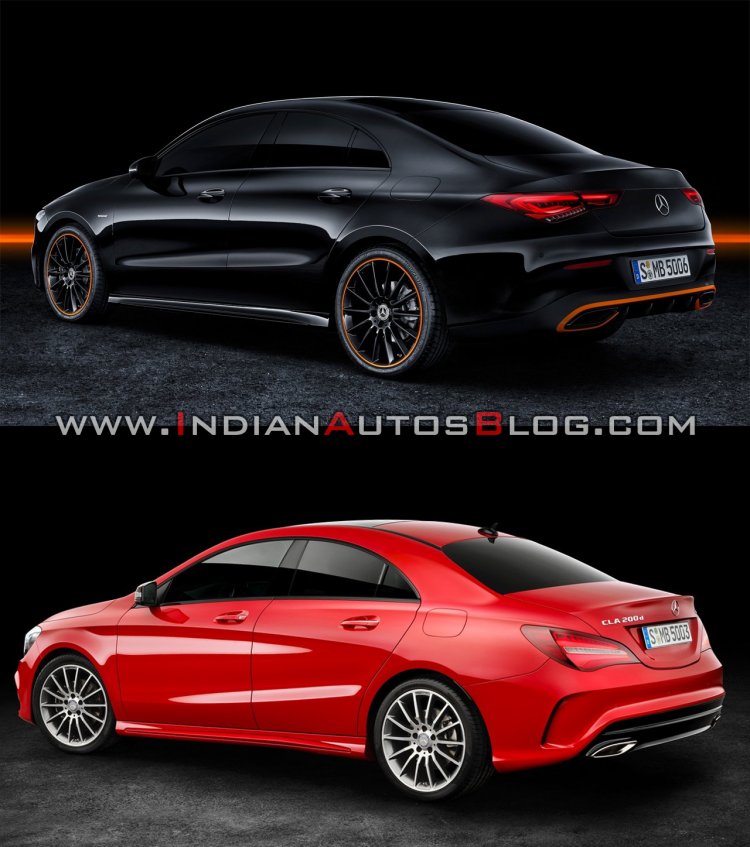 2019 Mercedes Cla Vs 2016 Mercedes Cla Rear Three
