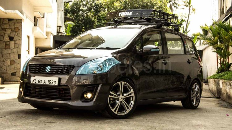 Modified Maruti Ertiga Front Three Quarters Image