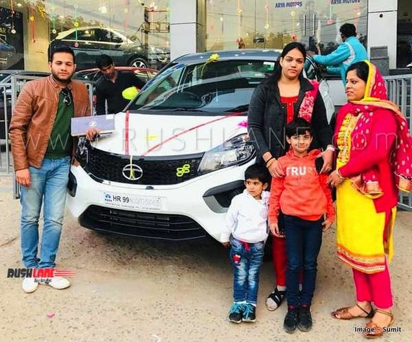 Tata Nexon Kraz Calgary White Front Three Quarters