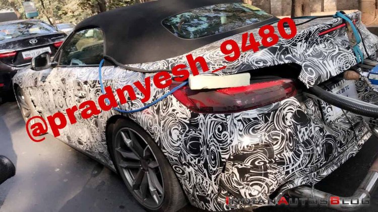 Bmw Z4 Emission Testing India Spy Image Rear Three